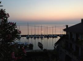 A Room with a View - Maisonnette dans bourg médiéval au bord du Lac Léman，位于依瓦勒的低价酒店