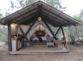 Heritage Glamping, Woodlands tent，位于维德尼斯的豪华帐篷营地