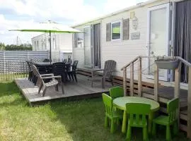 Luxe vakantiechalet met omheinde tuin Bredene 6pers (2572)