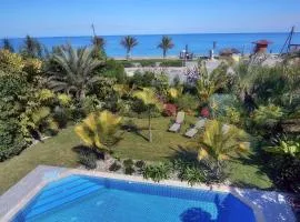 Seafront 3 bedroom villa Medea with private pool and garden.