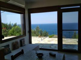 Balcony to the Aegean Sea - Pelion, Lampinou，位于皮立翁的带停车场的酒店