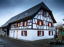 Gîte Les Sabots de Paille, Alsace Haut-Rhin，位于Ballersdorf的度假屋