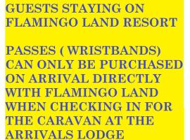 Flamingo Land - Beech Grove B11a，位于Kirby Misperton的豪华帐篷营地