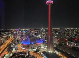 Two BD CN Tower and Lake Ontario View
