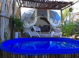 Glamping Tulum with private mini pool，位于图卢姆的豪华帐篷