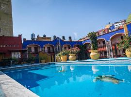 Hotel Hacienda de Cobos，位于瓜纳华托德尔巴乔机场 - BJX附近的酒店