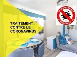 Zen Studio Les Thermes - Challes Centre - Parking