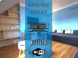 Gites de l'isle - Séjours Pro - Wifi - Netflix - Plein centre-ville