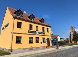 Gaststätte & Pension Pommernstube，位于Gartz的酒店