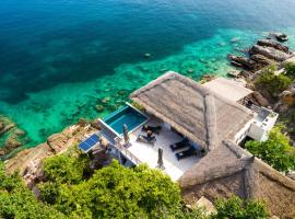 海角鲨鱼别墅，位于涛岛的浪漫度假酒店