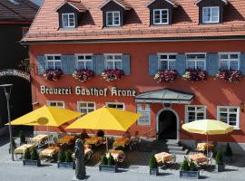 Brauereigasthof Krone，位于泰特南的酒店