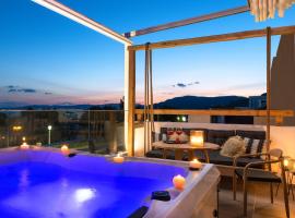Pefkos Allure Luxury Suites with Jacuzzi in the heart of Pefkos!!!，位于佩基罗德的家庭/亲子酒店