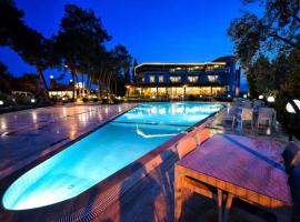 Pamukkale Whiteheaven Suite Hotel，位于帕莫卡莱的带泳池的酒店