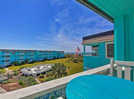 Cozy Beachfront Condo Ocean View and Pool!，位于大西洋滩的公寓