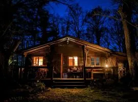 Blockhütte 35 km nördlich von Hamburg