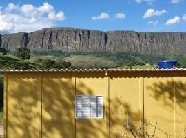 CASA GIRASSOL-Trilha das Flores-SERRA DA CANASTRA，位于圣罗克迪米纳斯的度假屋