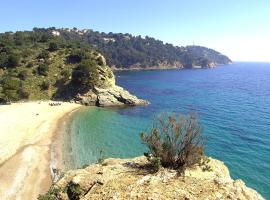 "TI SABLE" Agréable studio climatisé, Jolie Vue Mer, Piscine à Cavalaire sur Mer Golfe de St-Tropez，位于滨海卡瓦莱尔的酒店