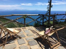 Il Nido Del Falco - Art house with terrace and sea view，位于弗洛里的酒店