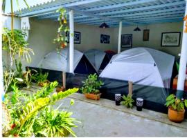 Camping Conforto Ypê Branco，位于帕拉蒂的豪华帐篷营地