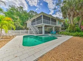 Canalfront Anna Maria Cottage with Pool and Hot Tub!