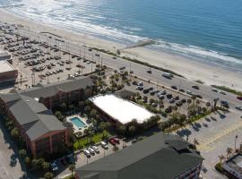 Beachfront Palms Hotel Galveston，位于加尔维斯敦的酒店