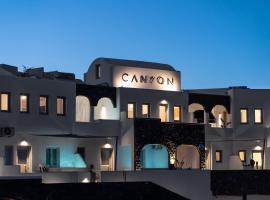 Canyon Santorini，位于费拉的带按摩浴缸的酒店