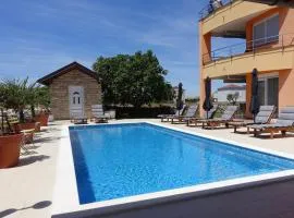 Studio apartment in Zaton Zadar with sea view, balcony, air conditioning, WiFi 3796-8