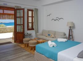 Syros Wellness Luxury Suites，位于菲尼卡斯的海滩短租房