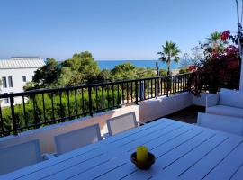 Auténtica Casa Mediterránea con vistas al mar，位于圣波拉的酒店