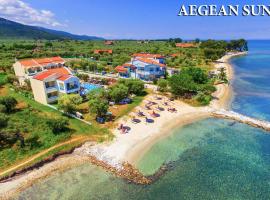 Aegean Sun Hotel，位于斯卡拉拉乔伊卡瓦拉梅格斯亚历山德罗斯国际机场 - KVA附近的酒店