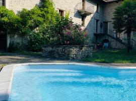 Mulino Gorretta Langhe House with swimming pool，位于Torre Bormida的带停车场的酒店