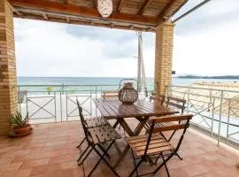 Seaview stone apartment in Ipsos Beach