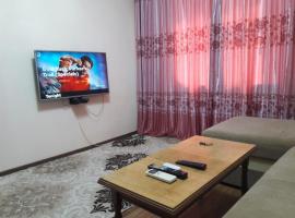 Комфортная квартира для гостей города，位于奎兹洛达Stantsiya Berkazan'附近的酒店