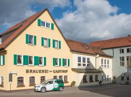 Brauereigasthof zum Lamm，位于Untergröningen的酒店