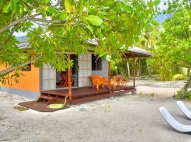 Hiti Tikehau, the ocean side bungalow，位于提克豪的海滩短租房