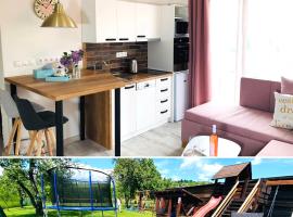 Apartmany Central Liptov，位于利普托斯基米库拉斯的带泳池的酒店