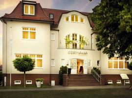 Germania Hotel am Schlosspark，位于Meyenburg的酒店