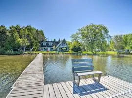 Lakefront Bellaire Getaway with Kayaks, Dock and Grill