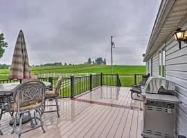 Millersburg Home with Covered Porch and Fire Pit!