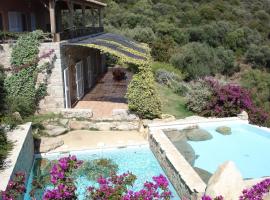 Villas Valinco Capicciolo vue-proche mer-piscines，位于奥尔梅托的酒店