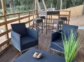 Maisonnette U Santu Ghjuvandria ou A Santa Ghjulia entre mer et Montagne