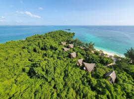 琼碧岛珊瑚礁公园度假村，位于Mbweni琼贝岛珊瑚公园CHICOP附近的酒店