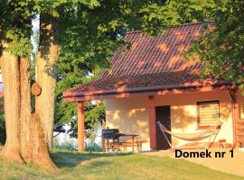 Domki w porcie Zielony Gaj，位于米科瓦伊基的山林小屋