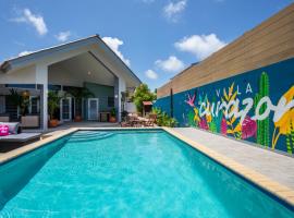 Villa Curazon met privézwembad vlakbij het strand!，位于简蒂埃尔的度假短租房