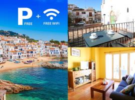 Apartament Antic Plankton - Calella Palafrugell - Free Parking, Beach, Wifi, Perfect holidays，位于卡莱利亚德帕拉弗鲁赫尔的酒店