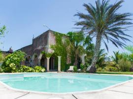 特皮奇卡萨巴尔加斯牧场酒店，位于Tepich的酒店