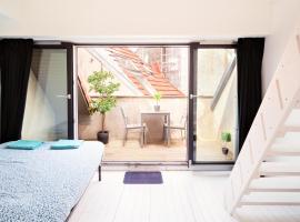 Beautiful Terrace Apartment in the Heart of Antwerp，位于安特卫普的酒店