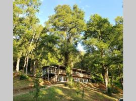 LA CASA EN EL BOSQUE con vista al Río