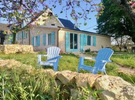 La Belle Petite Ferme Rosiers de Julliac 19350，位于Les Bos的酒店