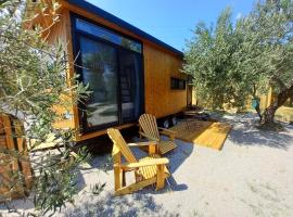 Comfortable Tiny House Surrounded by Olive Trees near Beach in Ayvacik，位于库古库俞的酒店